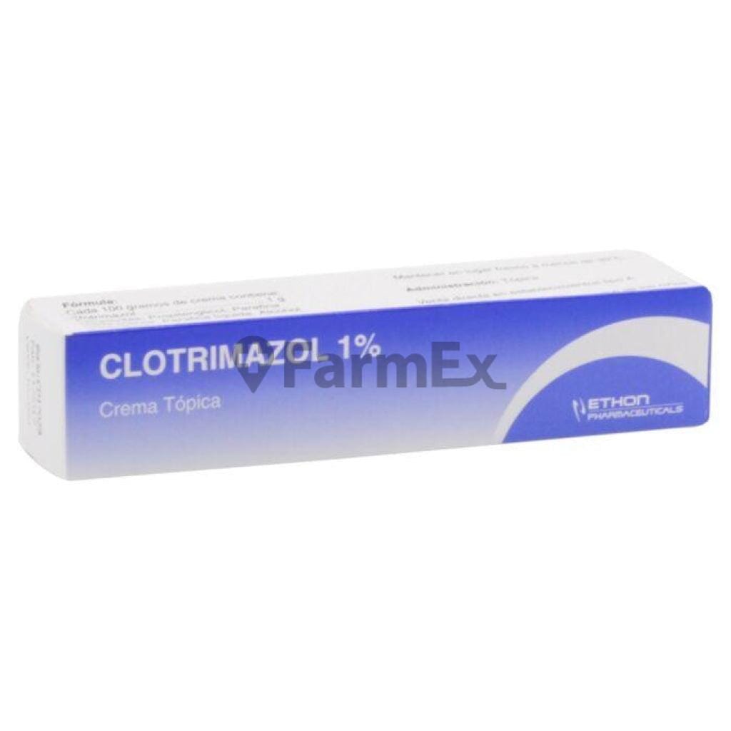 Clotrimazol Crema Topica 1 % x 20 g "Ley Cenabast" Farmex-VidaTres-Persistente